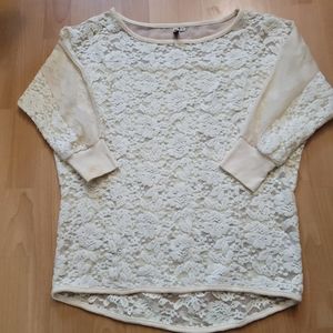 Kut from the Kloth | 3/4 Dolman Sleeve Lace Top